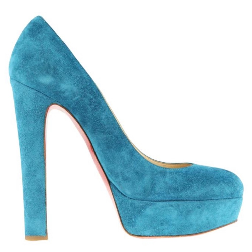 Christian Louboutin Bibi 140 Tanzanite Platform Pumps